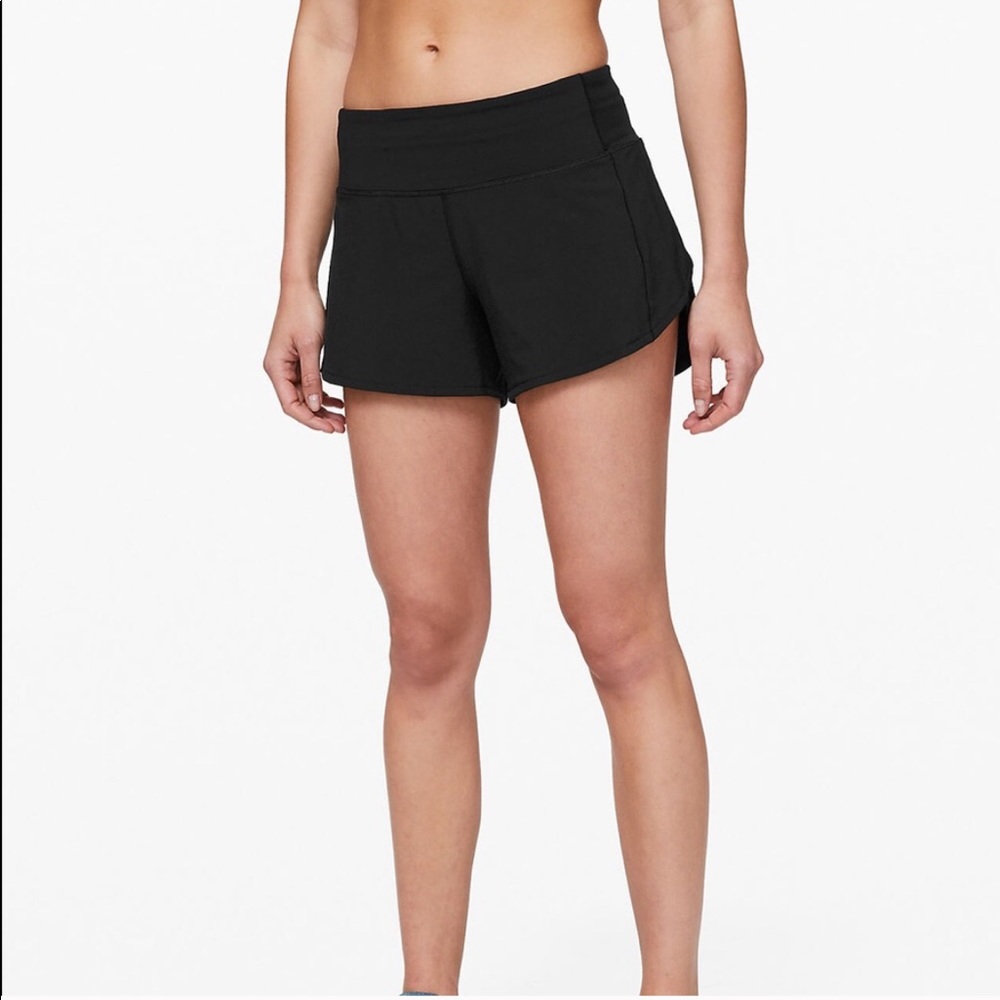 Lululemon Speed Up Short 4” inseam (blue)